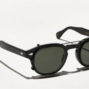 MOSCOT iconic “LEMTOSH” glasses with clip on sunglasses